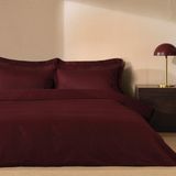 Puffy Andra Çift Kişilik Saten Nevresim Takımı – Bordo - 200 x 220 cm