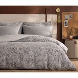 PUFFY Arni Pamuklu Nevresim Takımı, Çift Kişilik - Pamuk Polyester - 200x220 cm - Gri