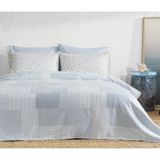 PUFFY Bain Pike, Çift Kişilik - Pamuk Polyester - 200x220 cm - Mavi