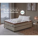 PUFFY Bamboo Pedic Yatak Yastık ve Alez Hediyeli, 180X200 cm - - 180X200 cm -