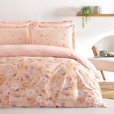 Puffy Florian Çift Kişilik Ranforce Nevresim Takımı - Blush - 200 x 220 cm - Pembe