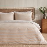 Puffy Forres Tek Kişilik %100 Pamuk Nevresim Takımı - Somon - 160 x 220 cm