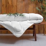 Puffy Gronn Bambu Tek Kişilik Yorgan (155x215) - 155 x 215 cm - Beyaz
