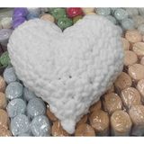 Puffy Kalpli Yastık - 10 x 20 x 40 cm - Beyaz - Açık Mavi