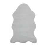 Puffy Kürk Halı, Gri, 80X200