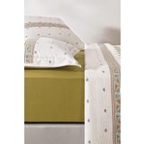 Puffy Lotus Tek Kişilik Pike Takımı - Bej 160 x 220