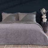Puffy Merta Çift Kişilik Nevresim Takımı - Gri - 200 x 220 cm