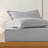 Puffy Naturalis Ranforce Tek Kişilik Lastikli Çarşaf - Gri - 120 x 200