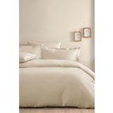 Puffy Naturalis Ranforce Tek Kişilik Yıkamalı Nevresim Takımı - Bej 160 x 220