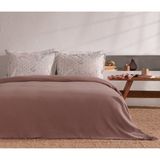 PUFFY Olette Pamuklu Pike Takımı, Çift Kişilik - Pamuk Polyester - 200x220 cm - Gül Kurusu