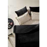 Puffy Pluffy Fabre Tek Kişilik Battaniye Nevresim Takımı - Siyah, 160 x 220