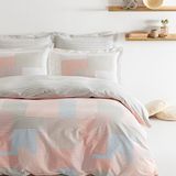 Puffy Romarin Çift Kişilik Ranforce Nevresim Takımı - Blush - 200 x 220 cm - Pembe