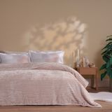 Puffy Sova Tek Kişilik Wellsoft Battaniye - Pudra - 160 x 220 cm