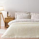 Puffy Sova Tek Kişilik Wellsoft Battaniye - Şampanya - 160 x 220 cm