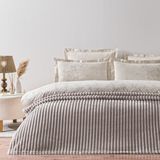 Puffy Sova Tek Kişilik Wellsoft Battaniye - Vizon - 160 x 220 cm