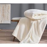PUFFY Trinity TV Battaniyesi, Standart - Wellsoft - 140x190 cm - Şampanya