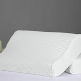 PUFFY Visco Norm Boyun Yastığı, 30x50x10 cm - Örme Kumaş - 30x50x10 cm - Beyaz