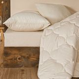 Puffy Warmy Tek Kişilik Yün Yorgan - Beyaz - 155 x 215 cm