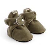 pufien Organik Pamuk Astarlı, Bebek İlk Adım Ayakkabısı, Kaydırmaz Taban, Bebek Pandufu, Haki Patik (Haki, EU Ayakkabı Beden Sistemi, Bebek, Yaş aralığı, Orta, 6 Ay, 12 Ay)