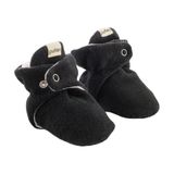 pufien Organik Pamuk Astarlı, Bebek İlk Adım Ayakkabısı, Kaydırmaz Taban, Bebek Pandufu, Siyah Patik (Siyah, EU Ayakkabı Beden Sistemi, Bebek, Yaş aralığı, Orta, 0 Ay, 6 Ay)