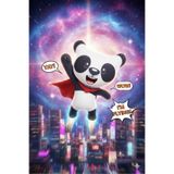 Pufline Panda Pelüş Oyuncak Yastık