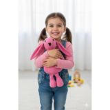 Pufline Tavşan Bunny Peluş Oyuncak Uyku Arkadaşım Uzun Kulak (Dokunma Hissini Geliştiren) 70 cm