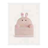 Pufu Toys Portatif, Yıkanabilir, Katlanabilir Peluş Çocuk Koltuğu 120 Cm Tavşan