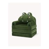 Pufu Toys Portatif, Yıkanabilir, Katlanabilir Peluş Çocuk Koltuğu 120 Cm Timsah