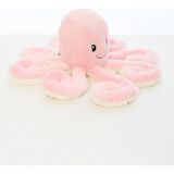 Pufu Toys Yumuşak Uzun Bacaklı Peluş Ahtapot Oyuncak - Şeker Pembesi