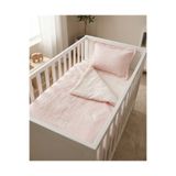 Pufuduk Baby %100 Pamuk Müslin Bebek Nevresim Takımı 3'lü Set Atlıkarınca Desenli
