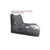 Pufumo Armutland Daybed Armut Koltuk Kilifi Gri ( Ürün Sadece Kiliftir. İçi Boş Gönderilecektir. )