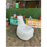Pufumo Bej Aktif Armut Koltuk Orta Boy 70*40*55 cm Bahçe ve İç Mekan Kullanımı İçin Konfor