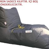Pufumo Daybed Armut Koltuk Kılıfı Gri ( Ürün Sadece Kılıftır. İçi Boş Gönderilecektir. )