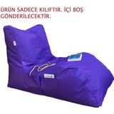 Pufumo Daybed Armut Koltuk Kılıfı Mor ( Ürün Sadece Kılıftır. İçi Boş Gönderilecektir. )