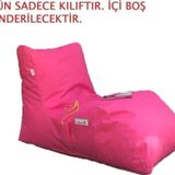 Pufumo Daybed Armut Koltuk Kılıfı Pembe ( Ürün Sadece Kılıftır. İçi Boş Gönderilecektir. )