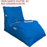 Pufumo Daybed Armut Koltuk Kılıfı Turkuaz ( Ürün Sadece Kılıftır. İçi Boş Gönderilecektir. )