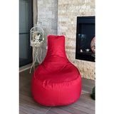Pufumo Kırmızı Aktif Armut Koltuk Orta Boy 70*40*55 cm Rahat Kullanım İçin Tasarlandı