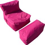 Pufumo Xxl Armut Koltuk Ve Ayakucu Pufu Pembe