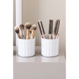 Pufwin Home Makyaj Fırçası ve Tarak Düzenleyici Çok Amaçlı Banyo Kozmetik Düzenleme Kutusu Organizer