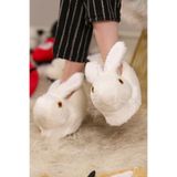 PUFYDIX MECE SPOR Kadın Peluş Tavşan Panduf – Ev Terliği, Kışlık, Yumuşak ,Hediyelik,