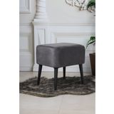 PufyHome ANTRASİT SİYAH GÜRGEN AYAKLI ÇOK AMAÇLI DİKDÖRTGEN PUF KOLTUK NİSA