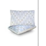 Pufymax 2 Adet Terapi klimalı Yastık,Hava Kanallı Omurga Dostu Boyun Destek Yastığı 1.kalite boncuk silikon - 40 x 60 x 15 cm - 001-Renkli