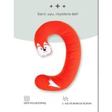 Pufymax Çocuk Yastığı,oyun Yastığı,uyku Yastığı,aktivite Yastığı,uyku Arakadaşı 1.kalite Polar Kumaş(Tilki