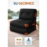 Pufymax Comfy Dış Mekanlar Için Yeni Nesil Bohem Tekli Koltuk,yataklı Katlanır Berjer,bahçe Balkon Koltuğu