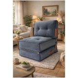 PUFYMAX Comfy PLUS Yeni Nesil Bohem Tekli Koltuk,yataklı Katlanır Berjer,yer Yatağı, Modüler Yapı 75x75|85cm