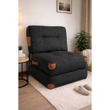 Pufymax Comfy Yeni Nesil Bohem Tekli Koltuk,yataklı Katlanır Berjer,yer Yatağı Modüler Yapı 75 x 75 cm | 85CM