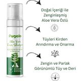 PUGALO Köpük Şampuan Kedi Tüy Dökülmesi Karşıtı Aloe Vera İçerikli Doğal ve Etkili Bakım