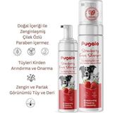 Pugalo Köpük Şampuan Kedi Tüy Dökülmesi Karşıtı Doğal Içerikli Çilekli Kuru Köpük Şampuan 250 Ml