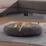 Pugalo Peluş Kedi ve Köpek Yatağı Beyaz Renkte, Pugalo Ekonomik Kedi Yatağı Antrasit - Çok Renkli