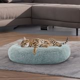 Pugalo Peluş Kedi ve Köpek Yatağı Gri Renkte, Ekonomik Kedi Yatağı - 50 x 50 cm